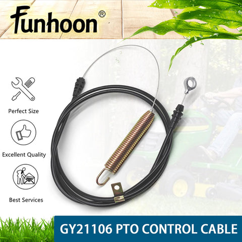 Funhoon PTO cable in packaging demonstrates easy replacement for select models