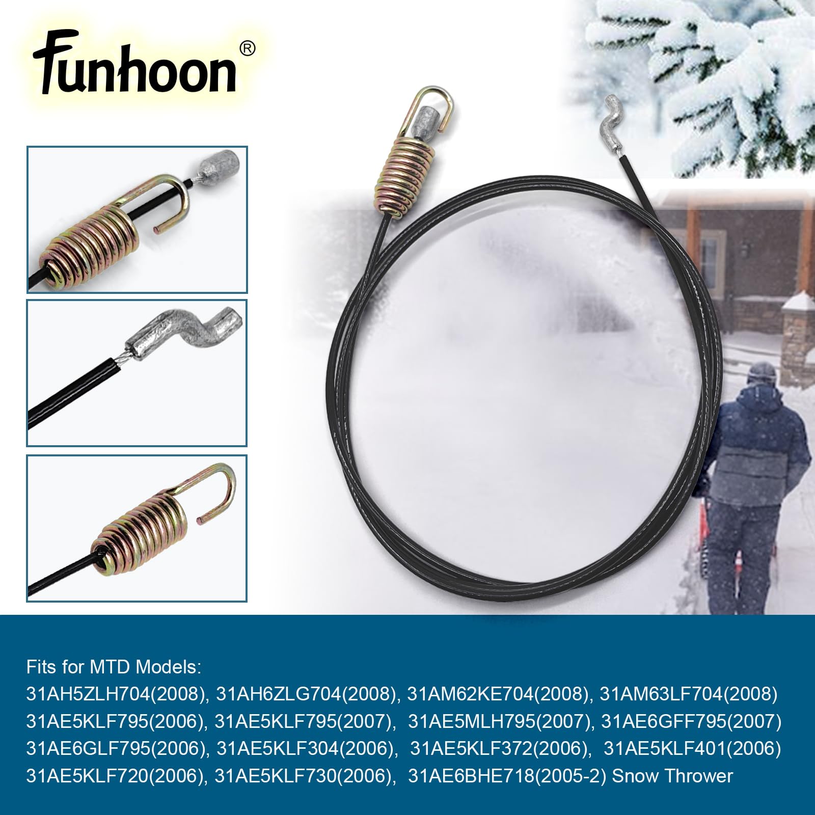 Yard Man snowblower compatibility image featuring Funhoon part.