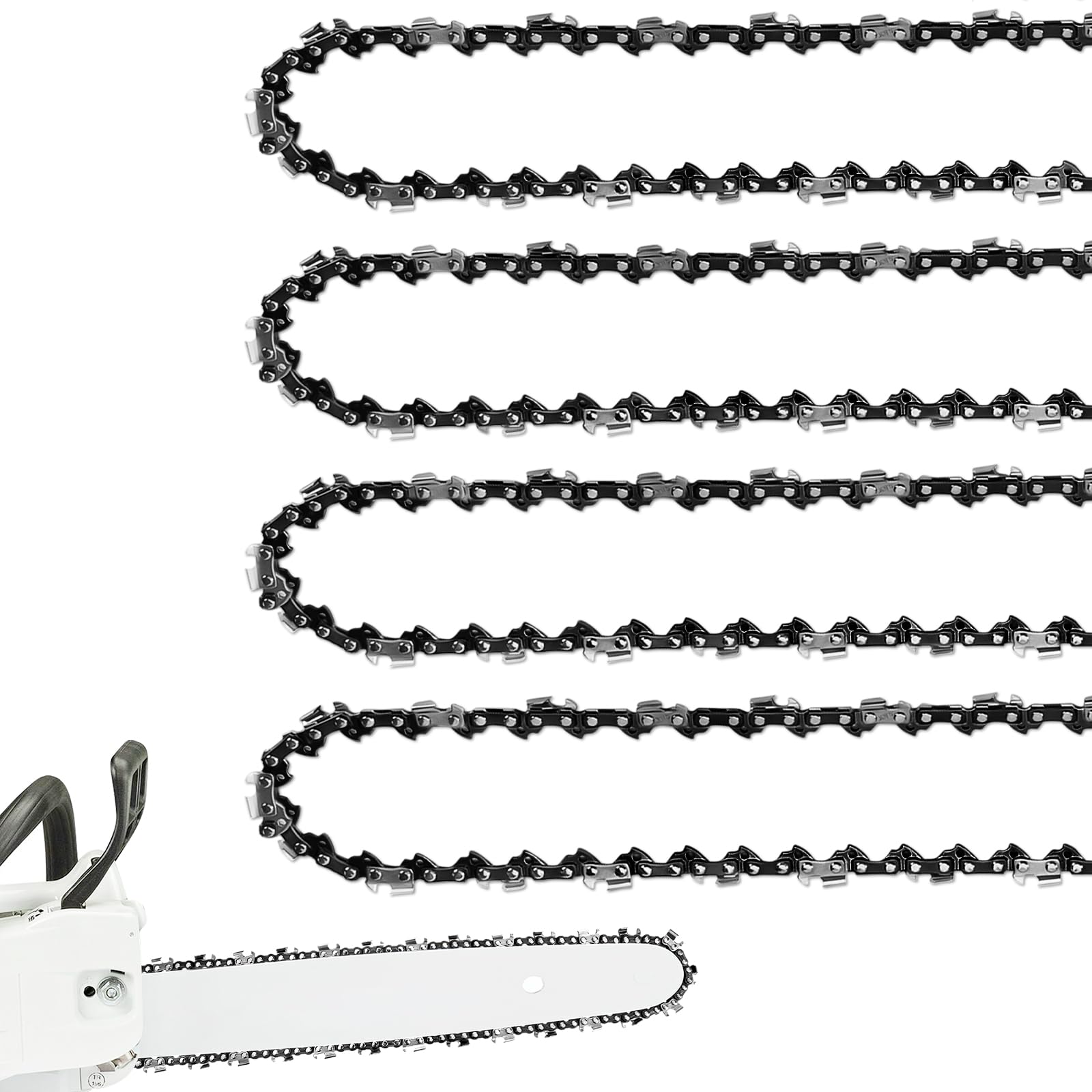 FUNKY WOO four-pack twenty-inch chain for smooth cuts