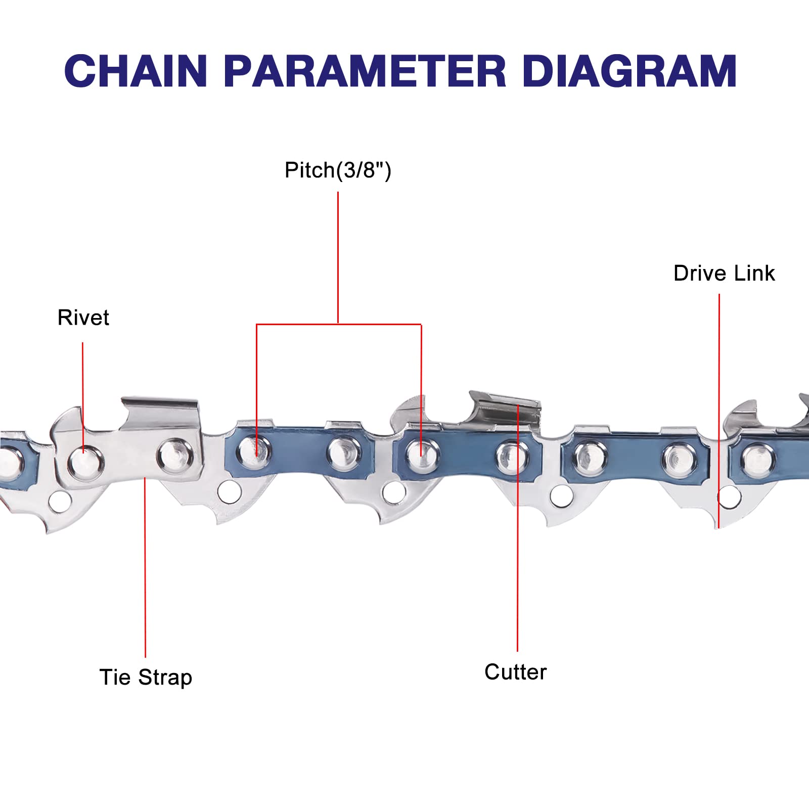 FUNKY WOO smooth cutting semi-chisel design aids debris clearance.