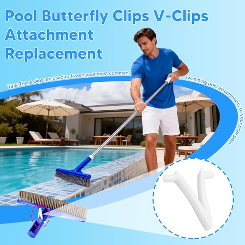 Funmit butterfly clip closeup in white shows sturdy construction.