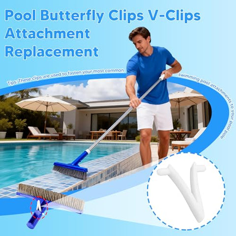 Funmit butterfly clip closeup in white shows sturdy construction.