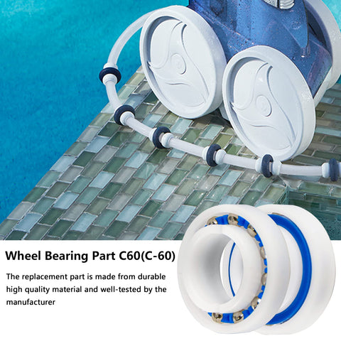 Pack of 10 Funmit C60 bearings for Polaris cleaners ready to replace
