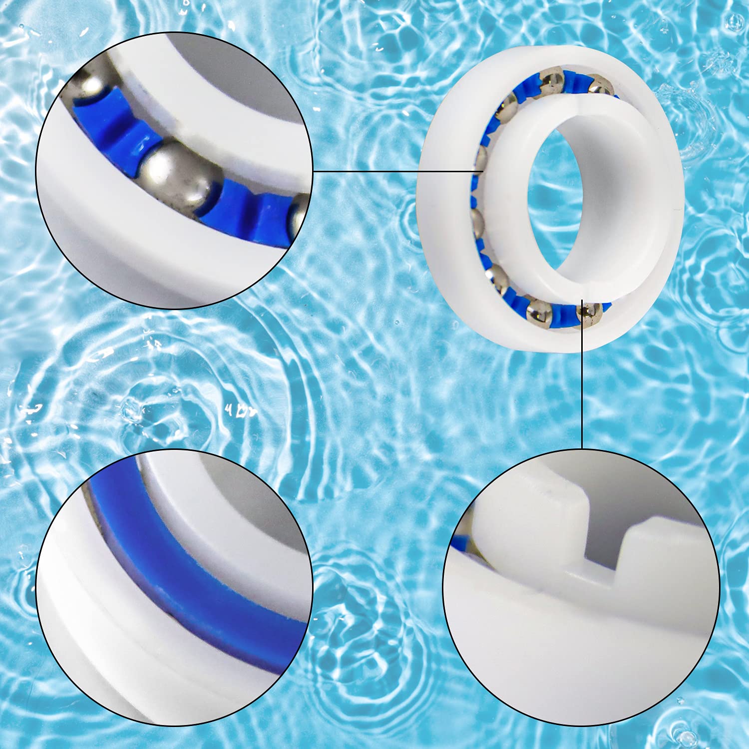 Funmit C60 wheel bearing for Polaris 280 assembly enhances smooth operation and longevity