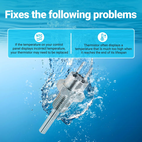 Funmit easy-install thermistor replacement saves time during pool maintenance.