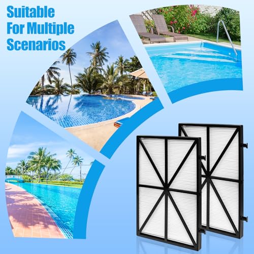 Funmit heavy-duty ABS frame cartridge improves durability during pool cleaning.