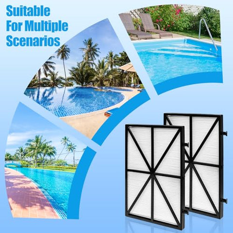 Funmit heavy-duty ABS frame cartridge improves durability during pool cleaning.
