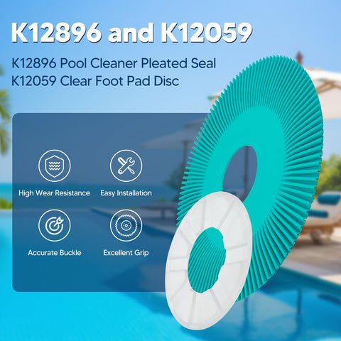 Funmit K12059 foot pad compatible with 360040 and 360042 models