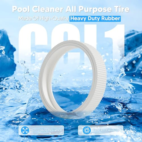 Funmit LLC1 360007 tire model shown for Pentair Legend compatibility.