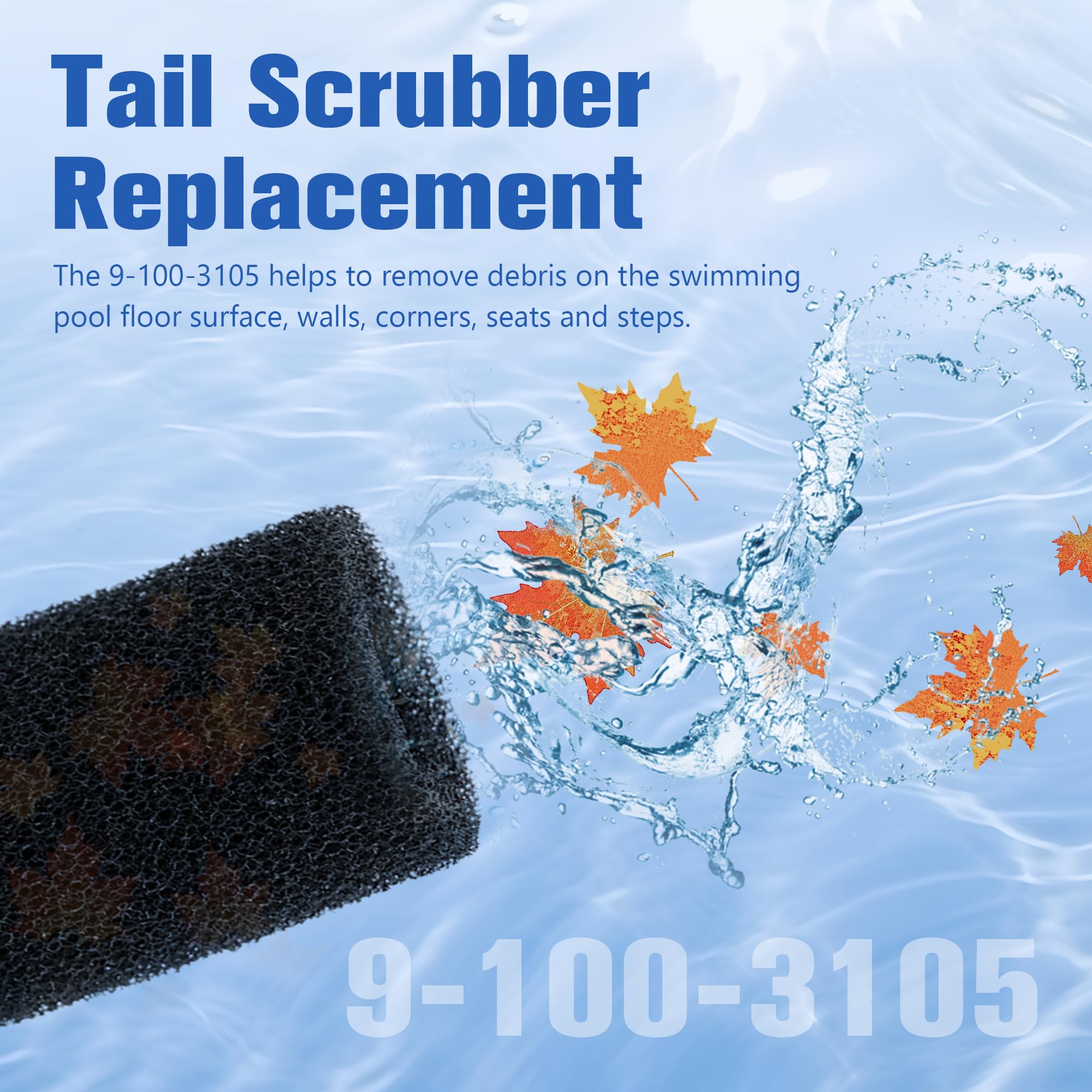 Funmit Polaris tail scrubber end helps prolong cleaner service life with proper rotation.