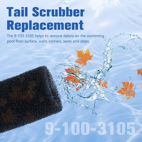 Funmit Polaris tail scrubber end helps prolong cleaner service life with proper rotation.
