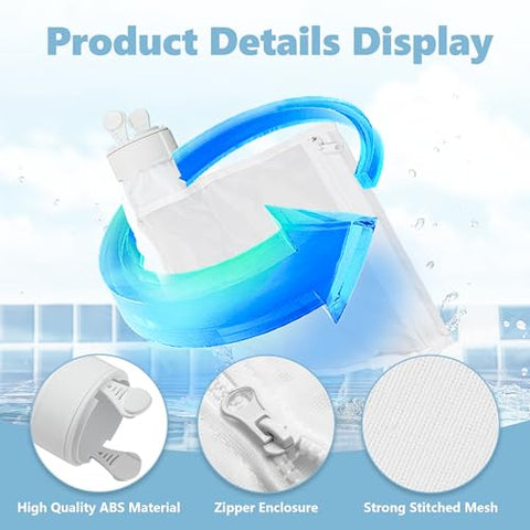 Funmit bag holds at least 1.2 gallons of debris for easy cleaning