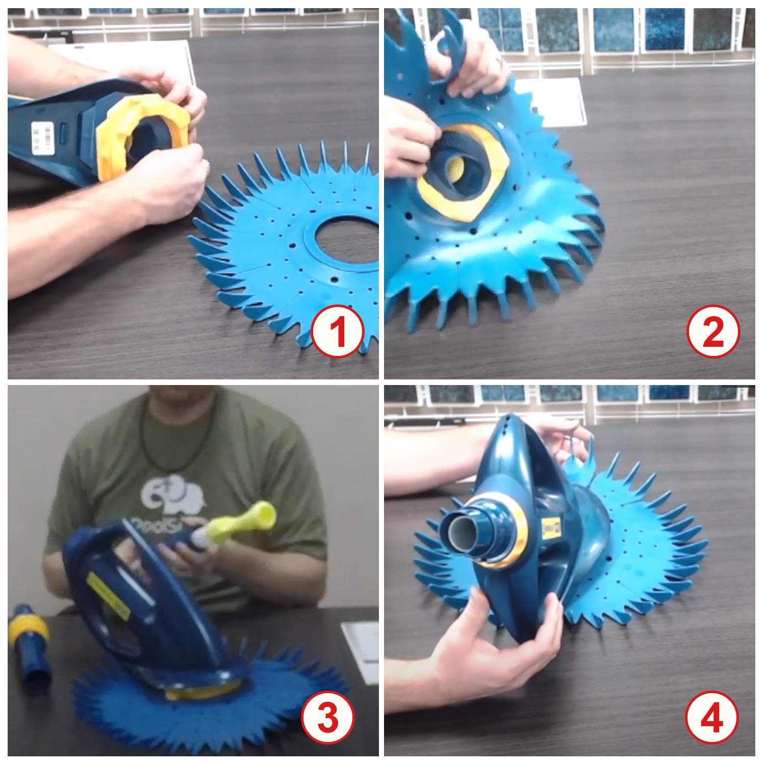 Funmit pool cleaner kit package image with all parts