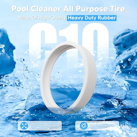 Funmit C10 tire compatible with Polaris 180 for quick replacement