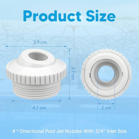 Close-up of Funmit locking ring and nozzle assembly for secure connection.