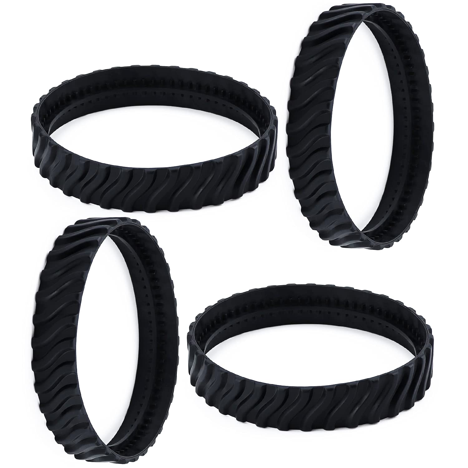 Funmit R0526100 track for pool cleaners with strong rubber grip improves cleaning efficiency