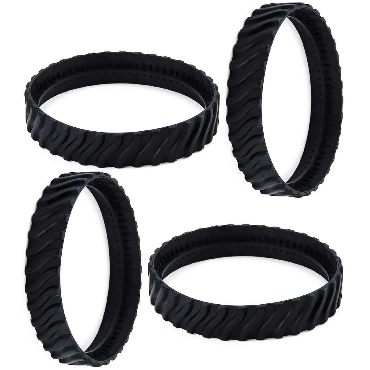 Funmit R0526100 track for pool cleaners with strong rubber grip improves cleaning efficiency