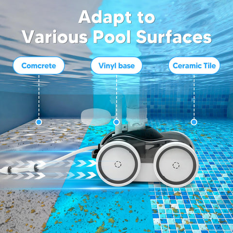 Funmit rubber tire wear-resistant design for longer life in pools.