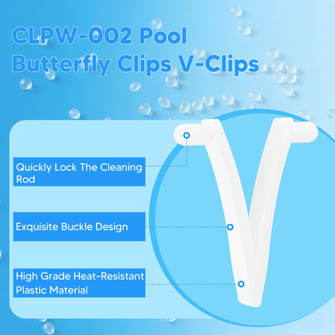 Funmit skimmer net clip attachment keeps nets firmly attached.