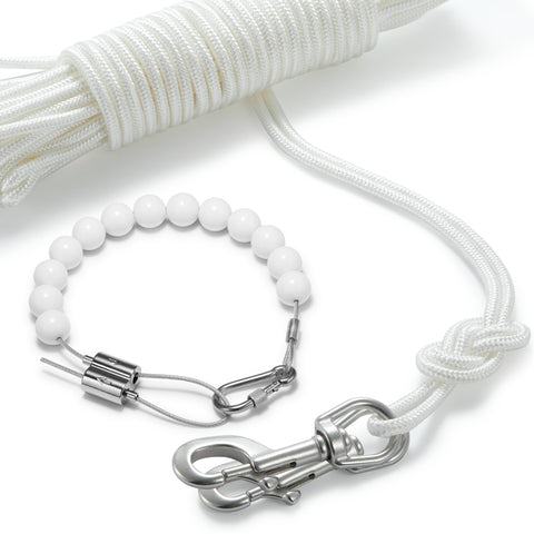 FUNNANS 50ft flag rope kit ready for durable outdoor flag display