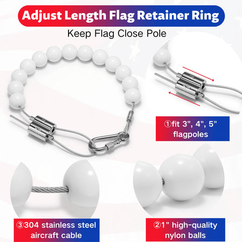 FUNNANS flag pole halyard system streamlines raising and lowering flags