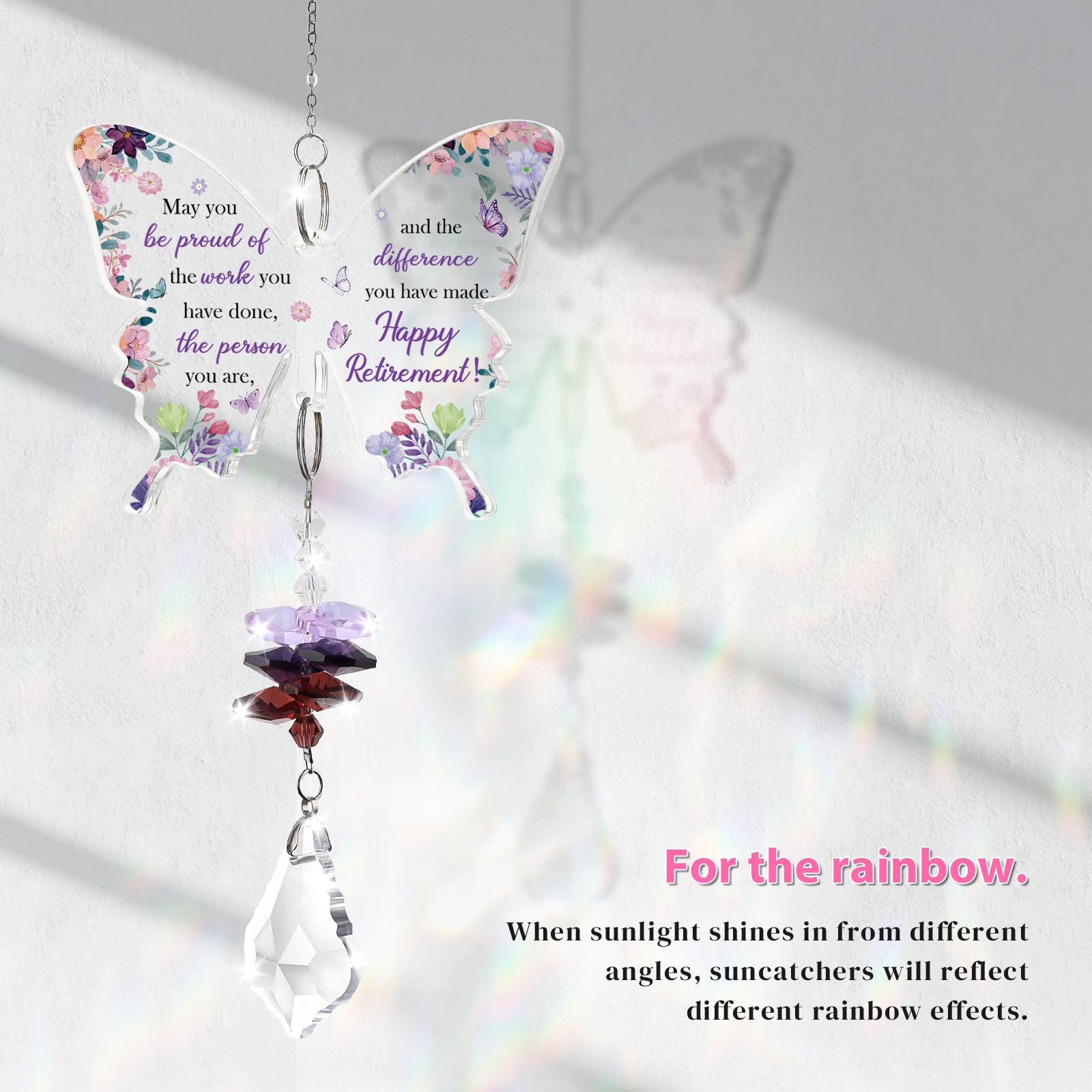 Funnli butterfly plaque conveys warmth for coworkers and friends