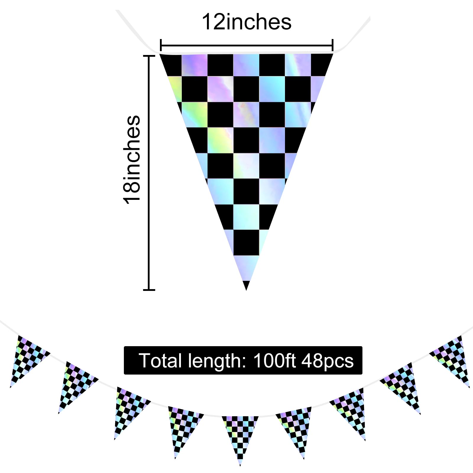FunnyPars pennant flags create festive race-day atmosphere indoors or outdoors