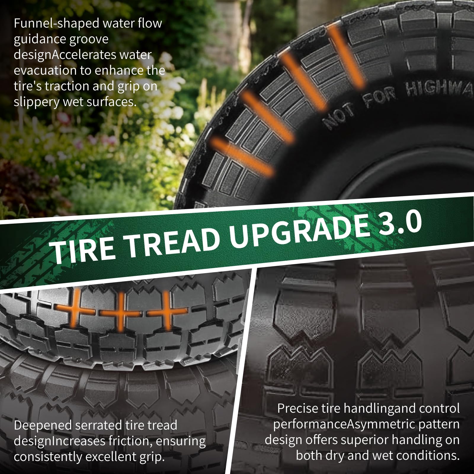 FunPaxido 500 lb load rating supports carts, wagons, and garden trailers