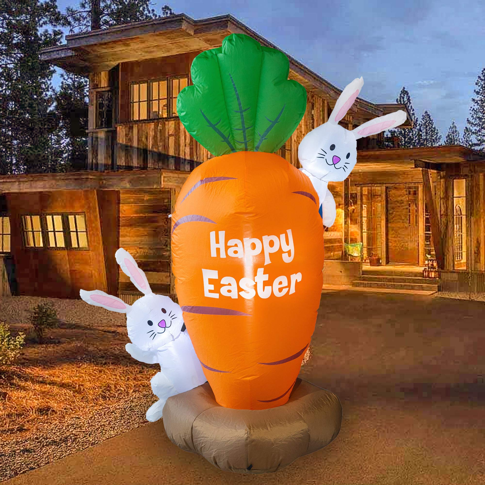 FUNPENY durable outdoor indoor Easter carrot decoration for versatile use