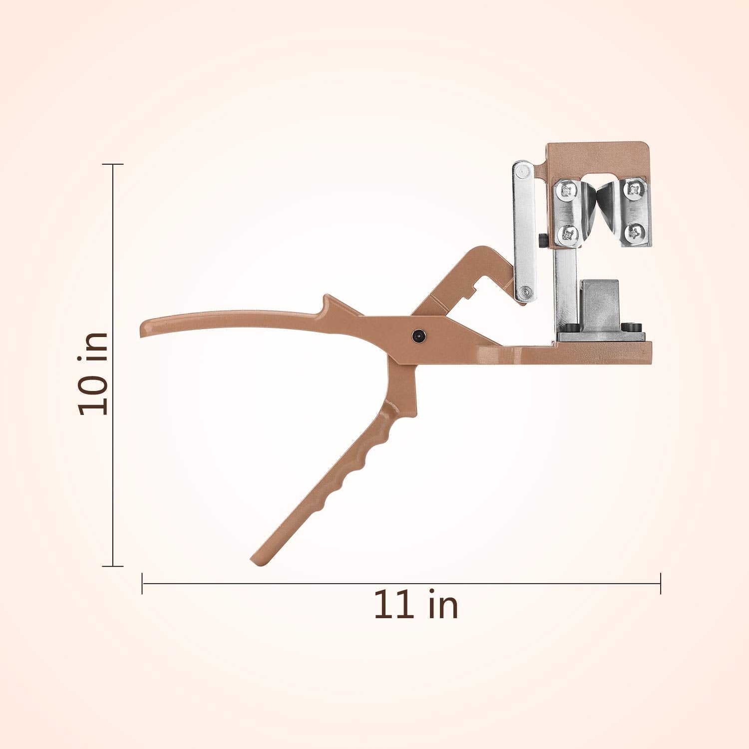 Funteck compact 10x11 inch design fits shelves and workbenches easily.