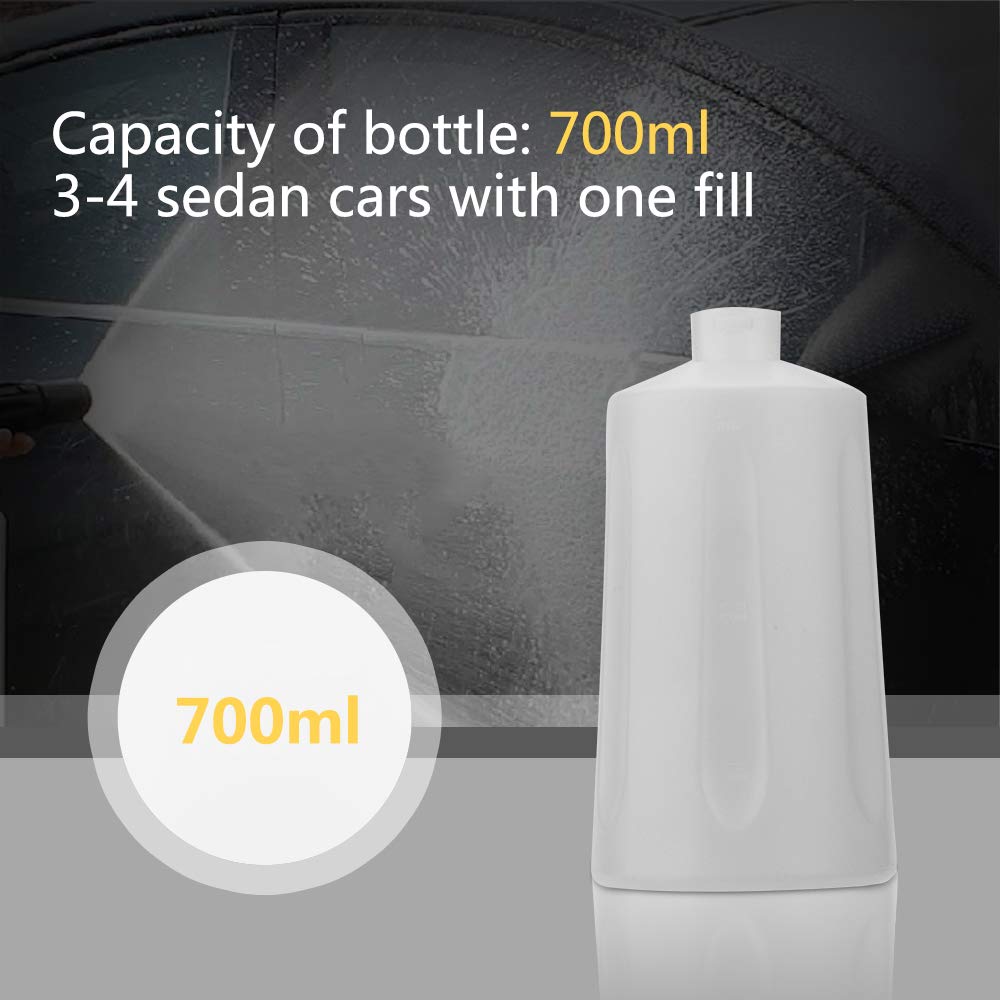 Adjustable nozzle on FUNTECK lets you tailor foam amount and spray pattern.