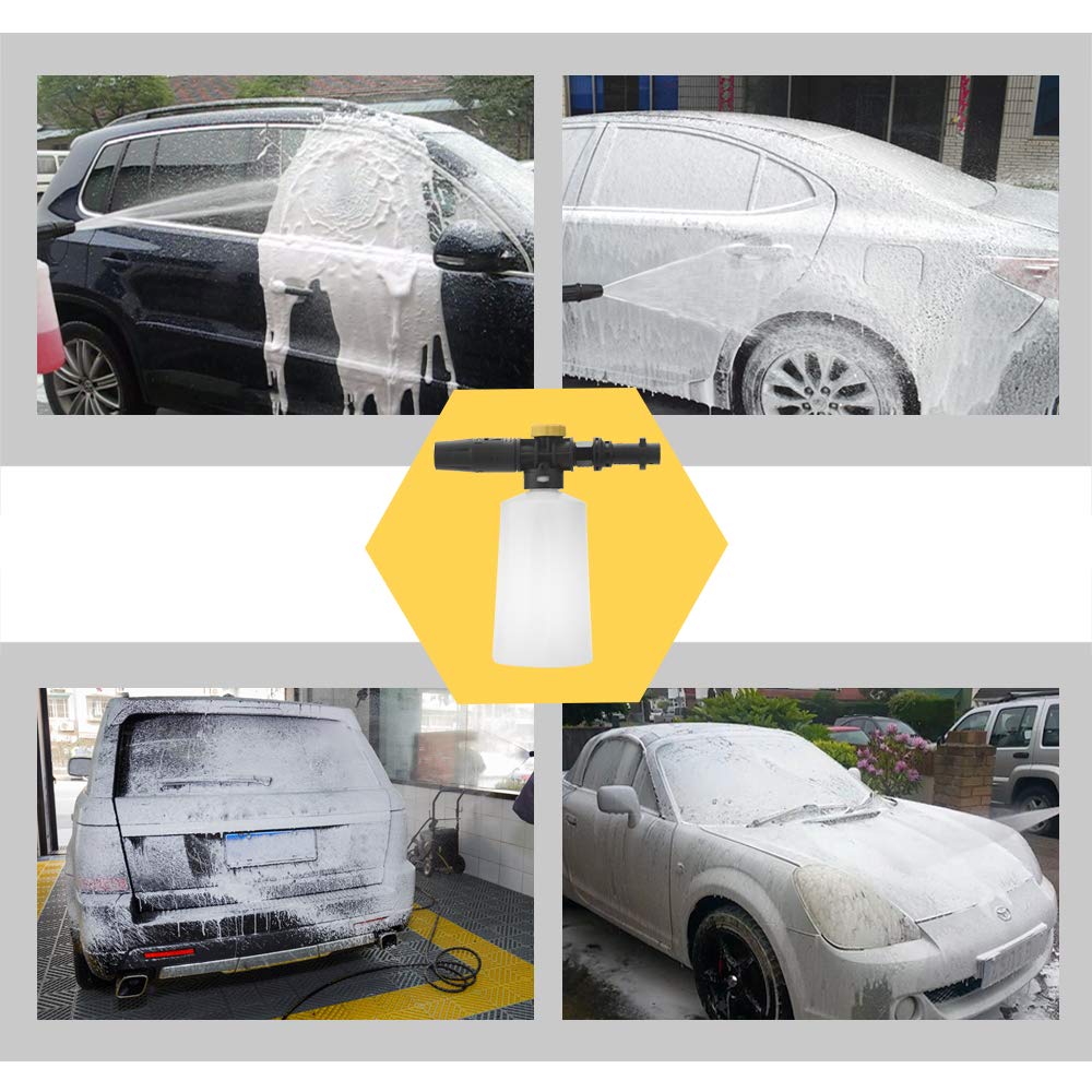 Lightweight design improves handling during extended car washing with FUNTECK.