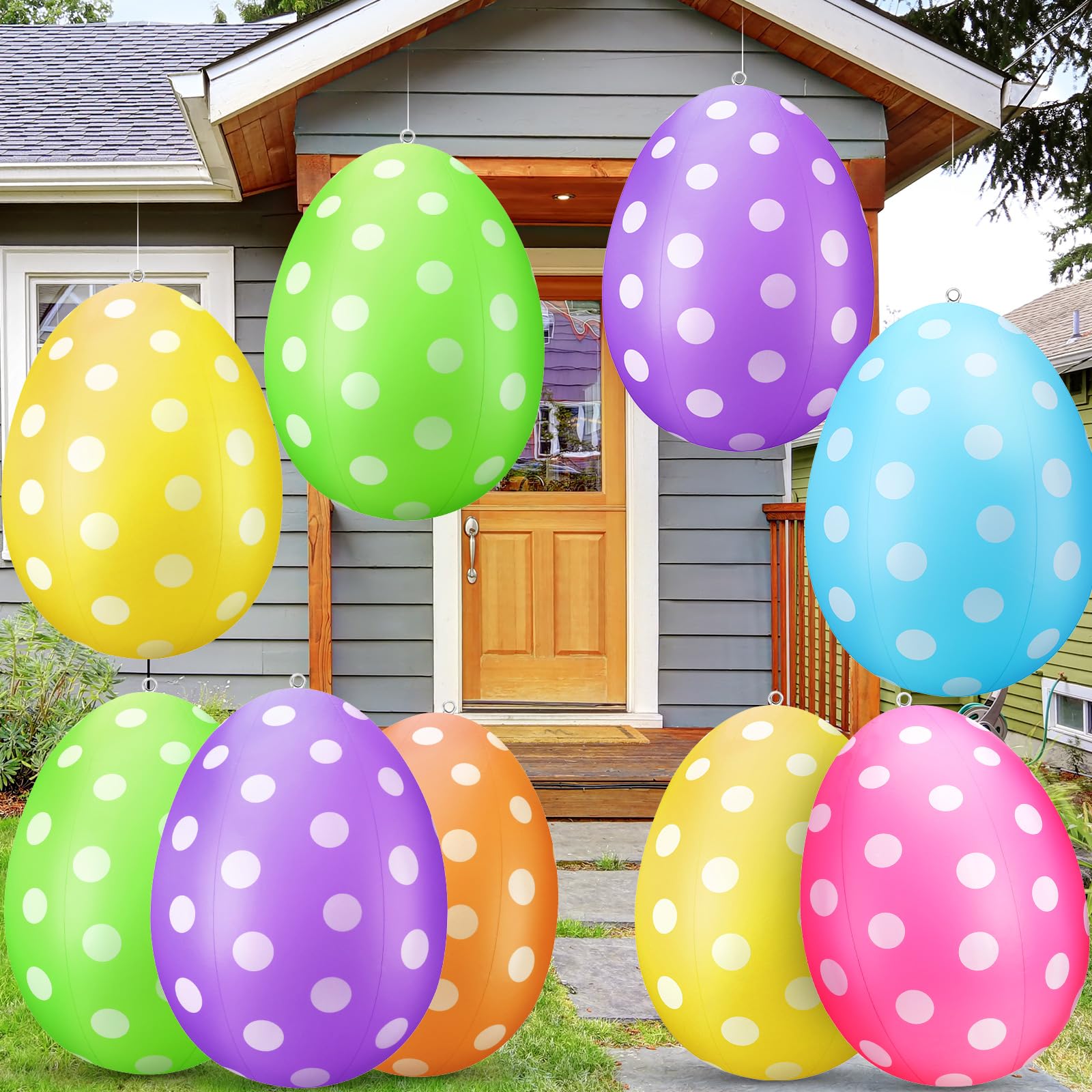 Funtery color variety Easter eggs for festive ambiance