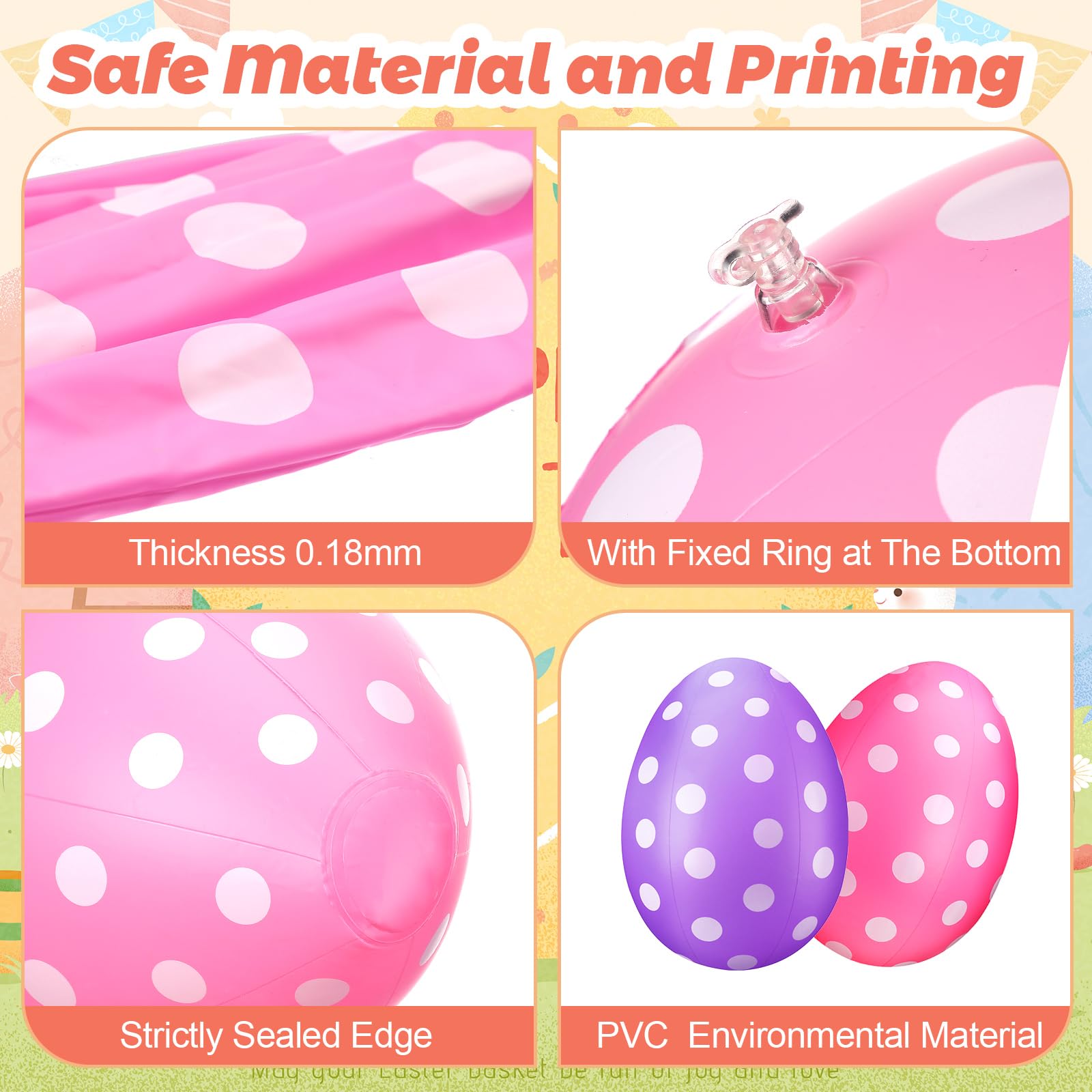 Funtery 12-pack colorful Easter eggs for versatile home or garden decor