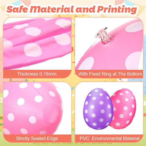 Funtery 12-pack colorful Easter eggs for versatile home or garden decor