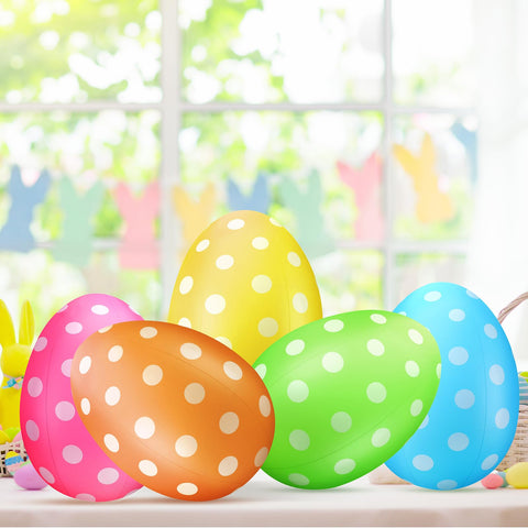 Funtery inflating valve bottom easter egg—easy setup in minutes