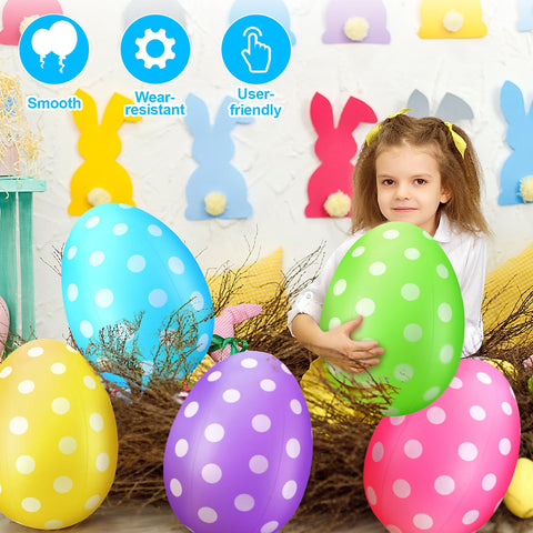 Funtery PVC-durable Easter eggs for long-lasting garden decorations