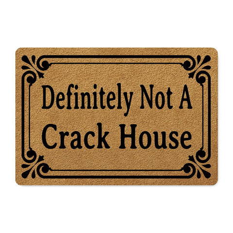 FunXiLin welcome doormat with anti-slip rubber back for safe indoor use.