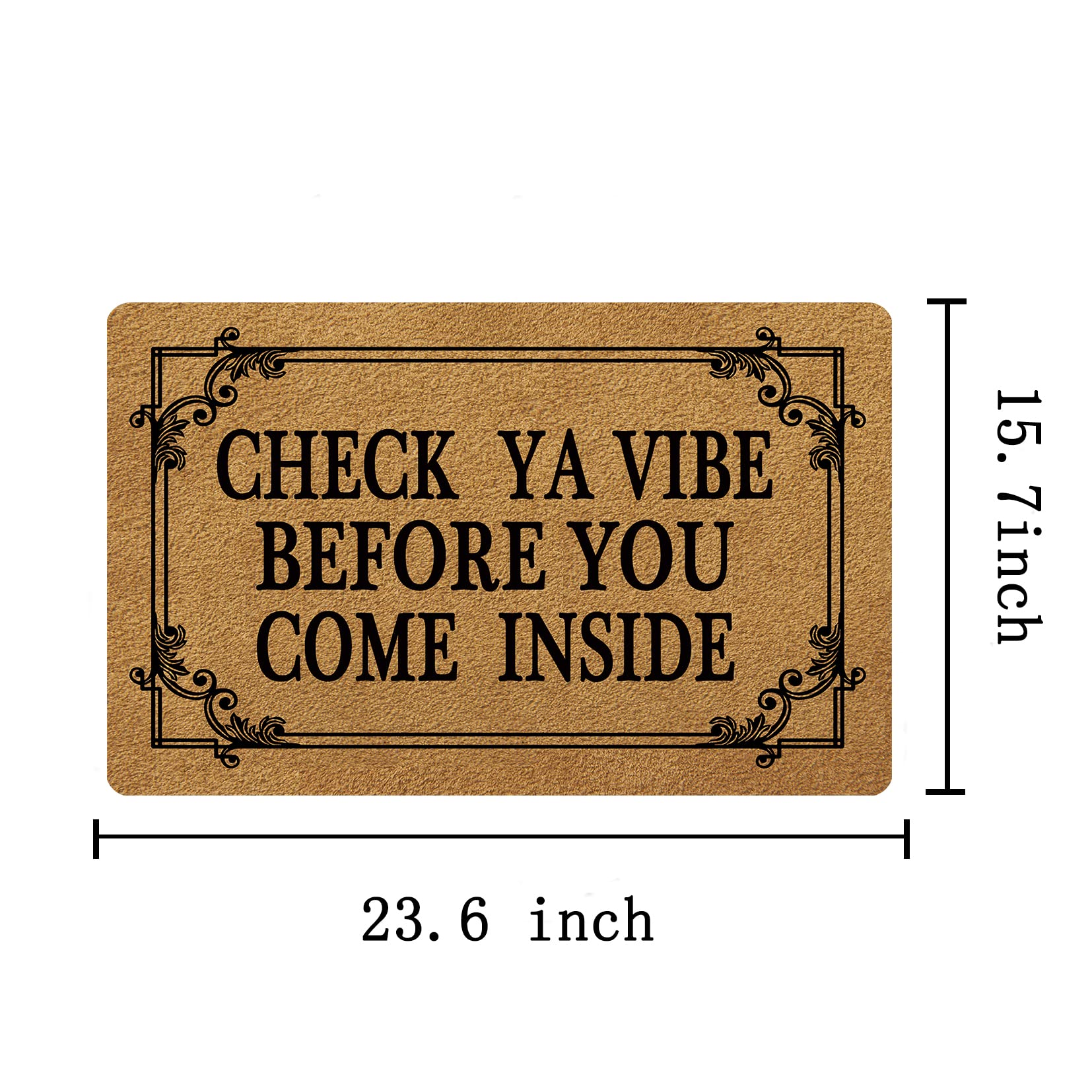 FunXiLin doormat suitable for indoor kitchen use with durable print.