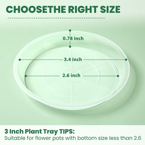 FUOAUYK durable PP plastic saucer used inside pot for stability
