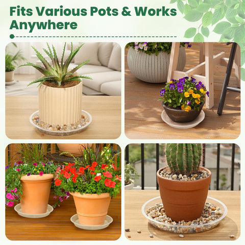 FUOAUYK easy-clean plant tray for reuse and sustainability