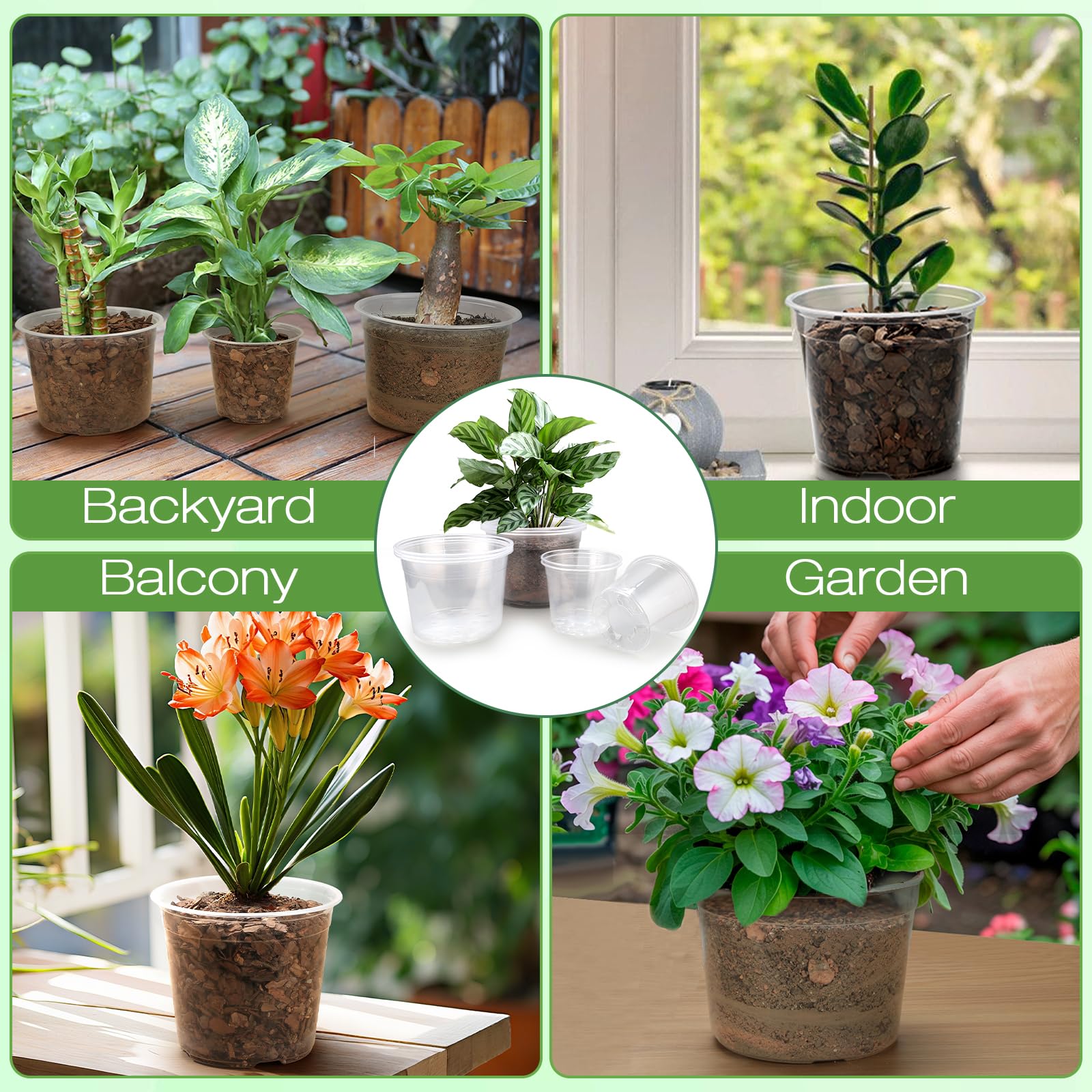 FUOAUYK versatile pot for indoor and outdoor seed starting and herbs