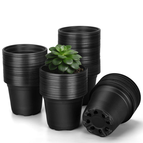 FUOAUYK 6-inch top view nursery pot for seed starting and easy handling