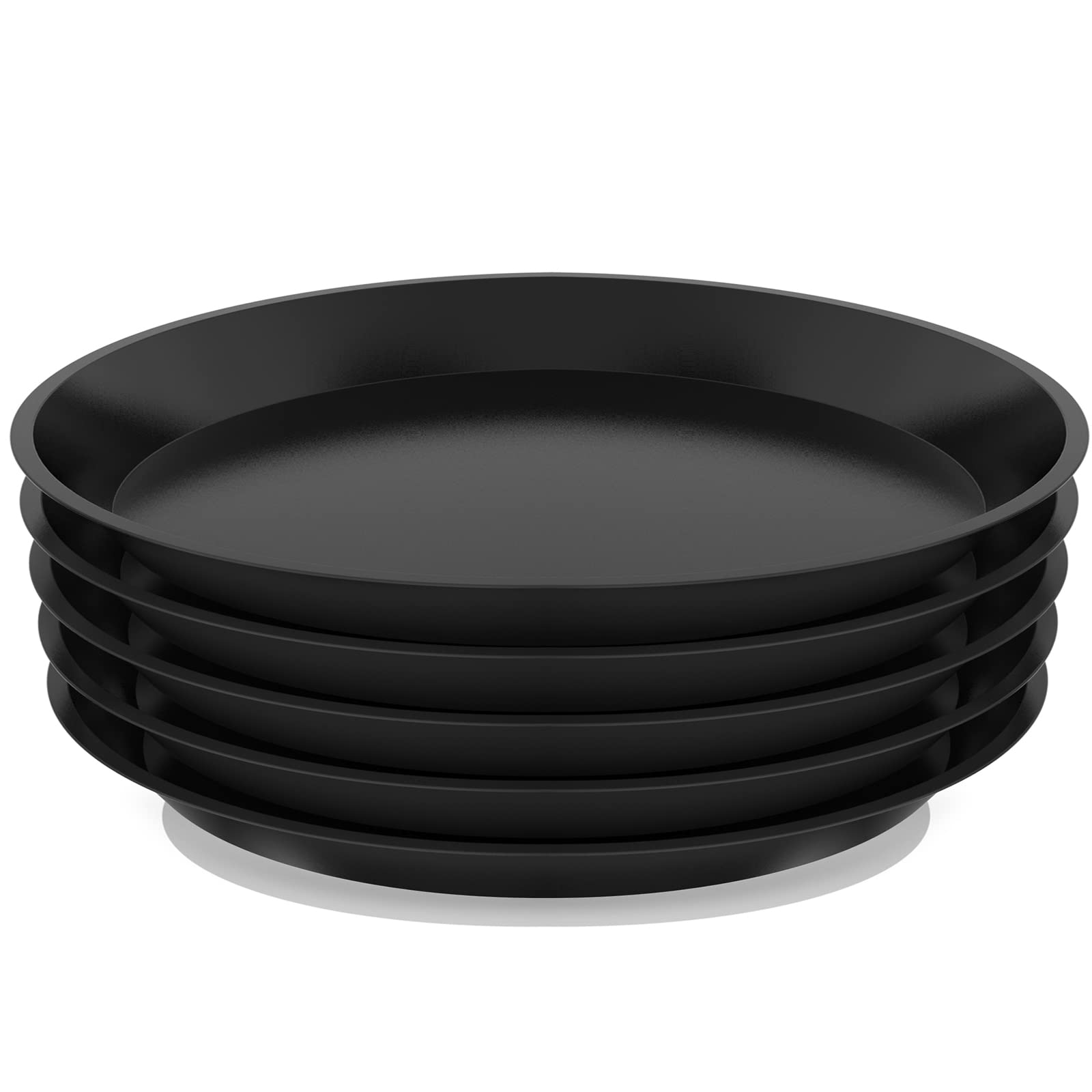 FUOAUYK 16-inch plant saucer top-diameter protects floors from overflow.