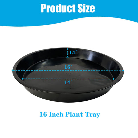FUOAUYK plant saucer waterproof design captures excess water.
