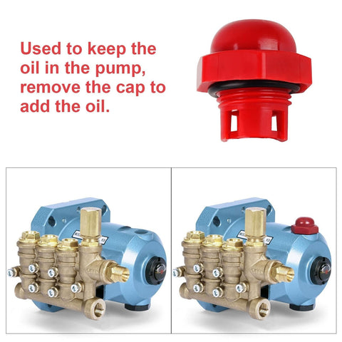 Fuoequl oil cap with O-Ring demonstrates durable ABS material.