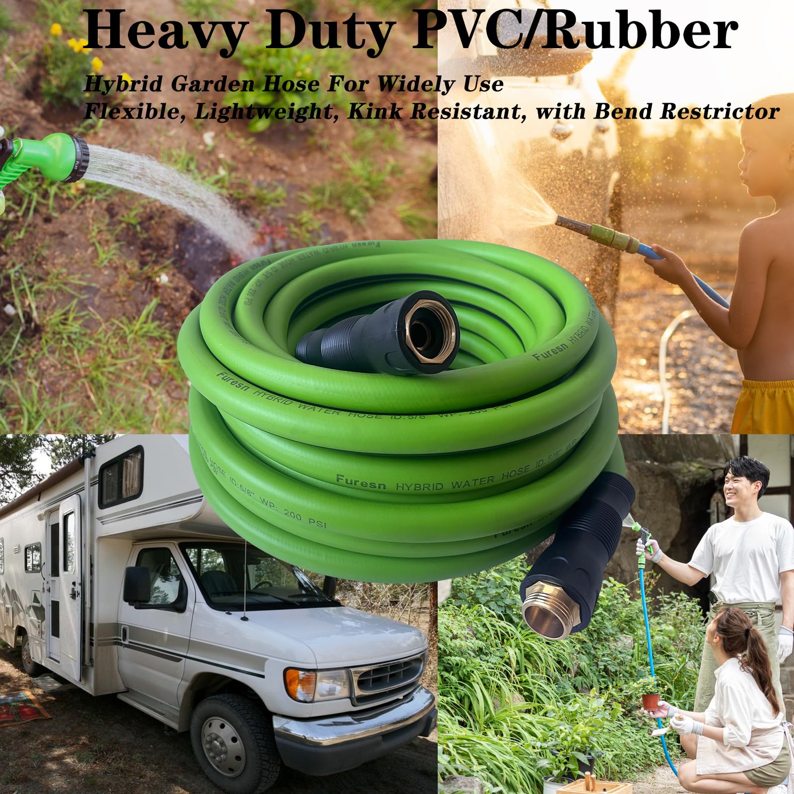 Furesn lightweight flexible design simplifies garden chores and carrying