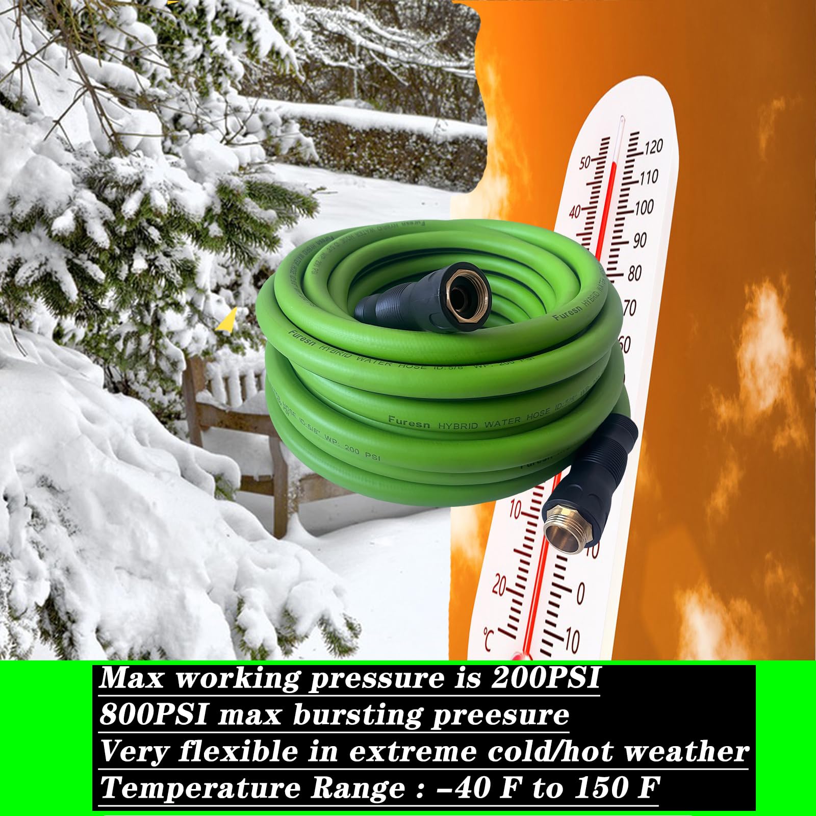 Furesn kink-resistant layers maintain smooth water flow during tasks