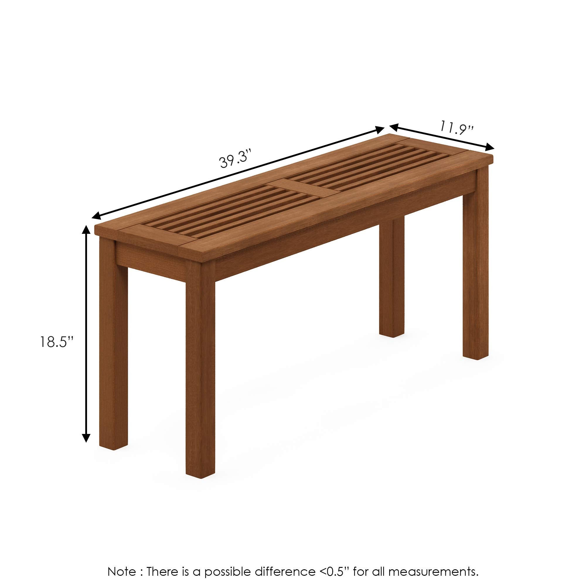 Tioman bench ready for assembly with included tools and instructions.