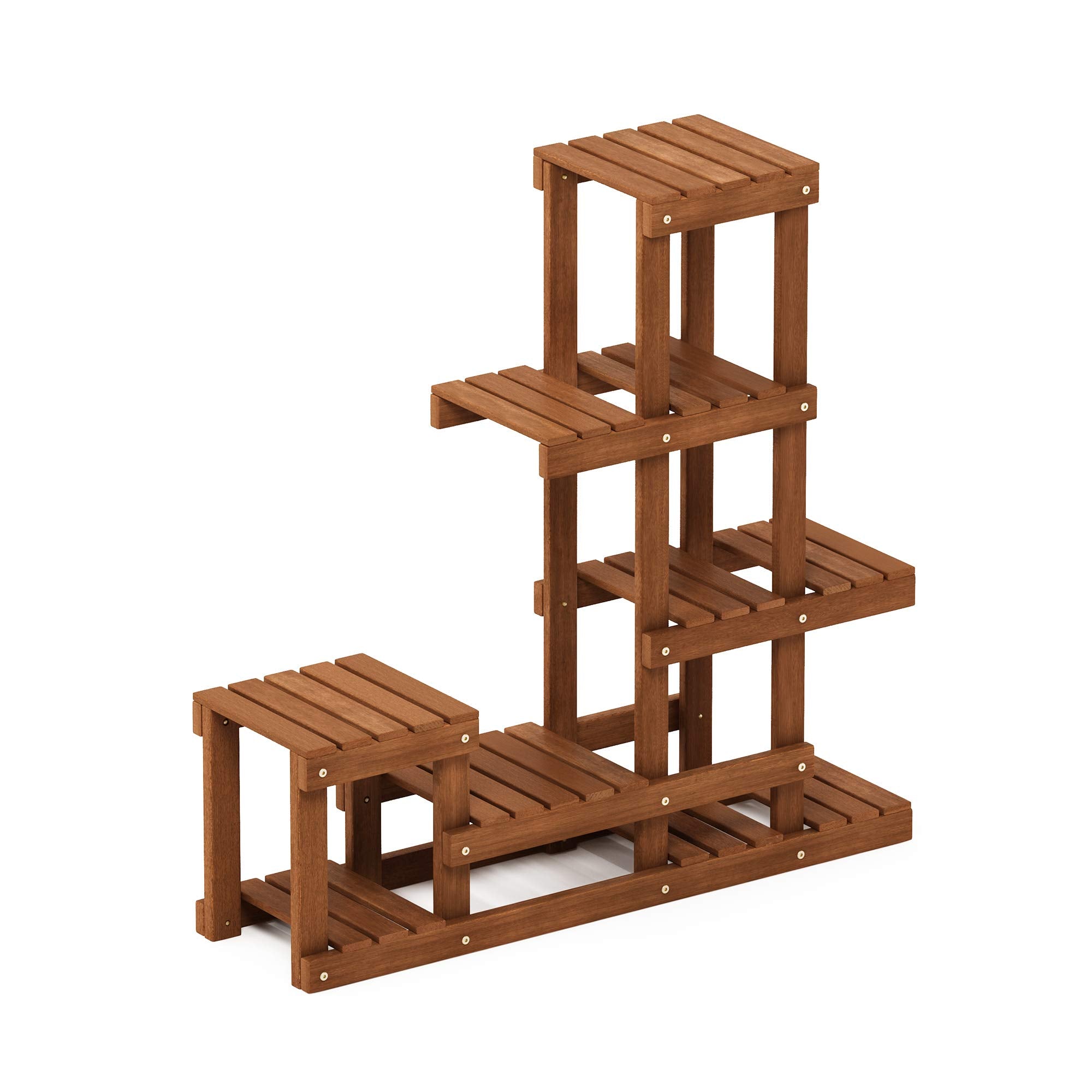 Furinno Tioman weather-ready outdoor plant rack for porches